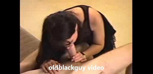  oldblackguy has danielle use a guy with a big cock  PART 1